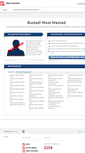 Mobile Screenshot of bustedmostwanted.com